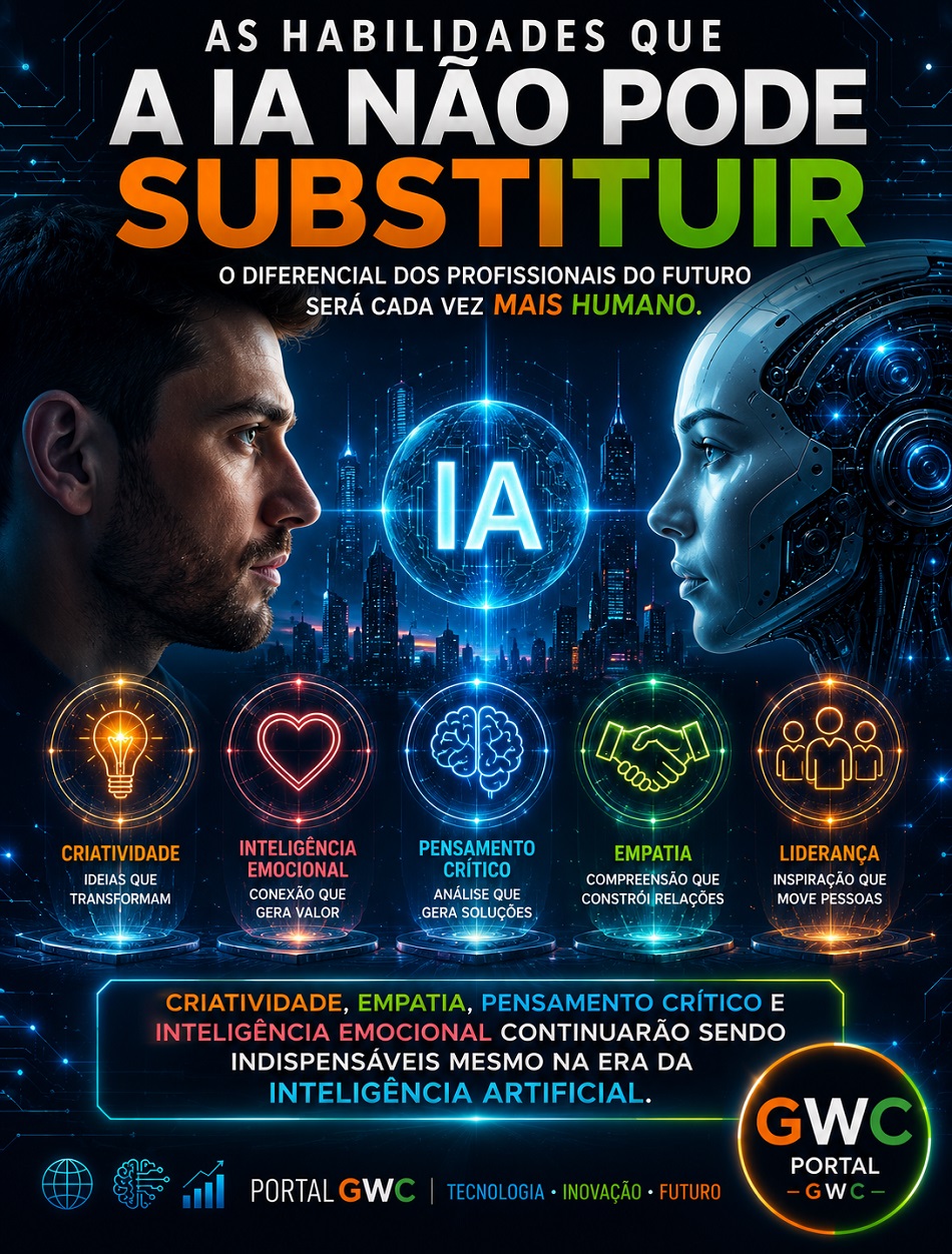 PORTAL GWC I Grupo Web de Comunicação I As Habilidades que Nenhuma Inteligência Artificial Pode Substituir