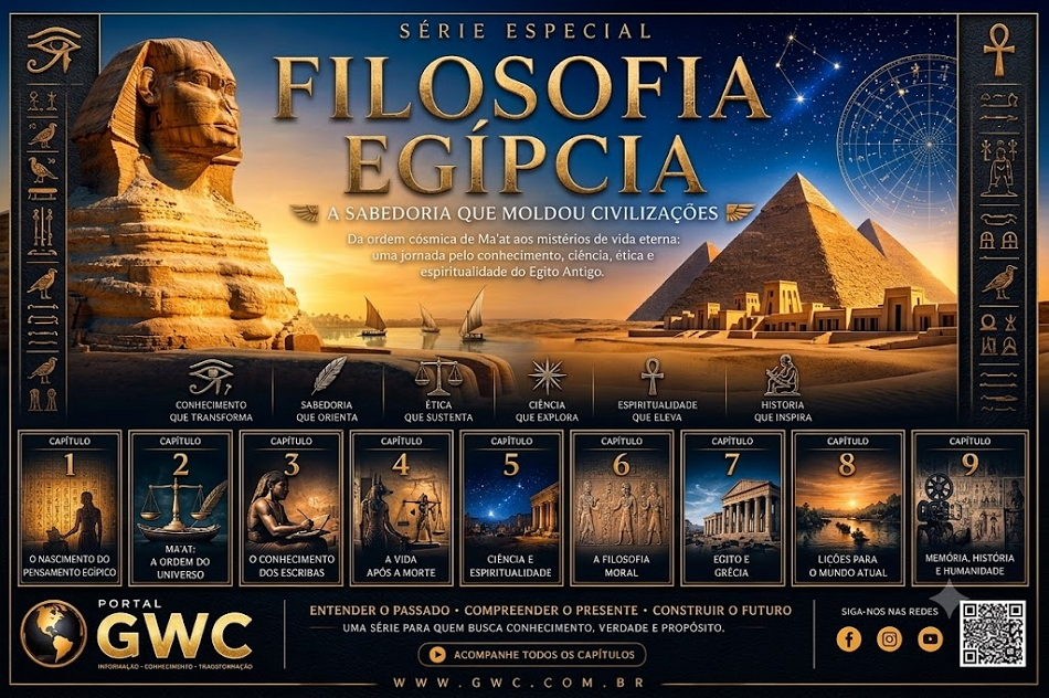 PORTAL GWC I Grupo Web de Comunicação I SÉRIE ESPECIAL | FILOSOFIA EGÍPCIA  Capítulo 4 - A Vida Não Terminava na Morte: A Filosofia Egípcia Sobre a Eternidade